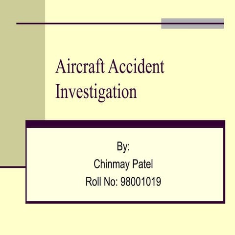 Blackbox air craft investigation1234.ppt