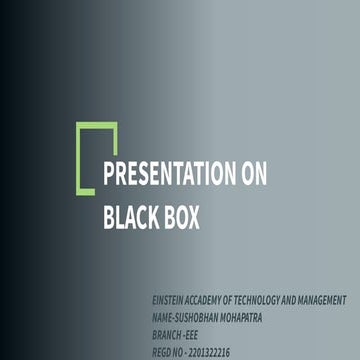 BLACK BOX use in airplane by location the location of airplane
