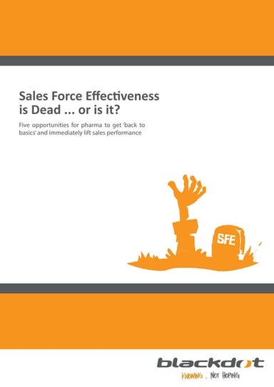 Pharmaceuticals Sales Force Effectiveness