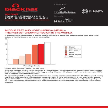 Black Hat: MENA Market Fact Sheet – 2010