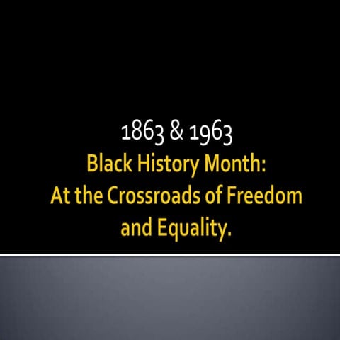 Black history month
