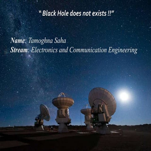 Black hole does not exists!