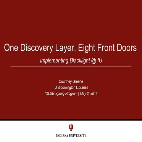 Librareis in Transition: From Integraged Library Systems to Library ...