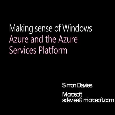 Black Marble Microsoft Event Azure 3 12 08