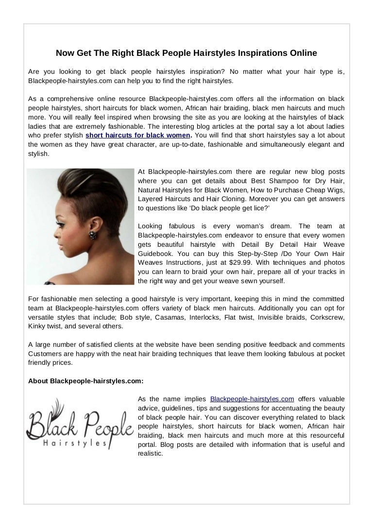 Black People Hairstyles