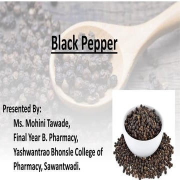 Black Pepper