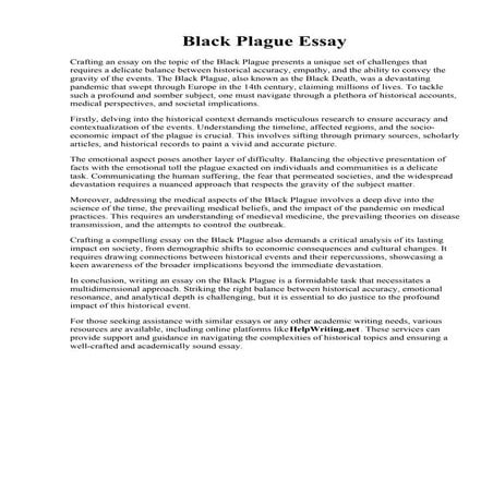 Black Plague Essay.pdf