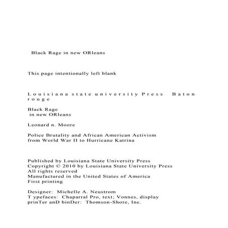 Black Rage in new ORleansThis page intentionally.docx