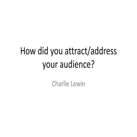 Black rose  Evaluation Question 3