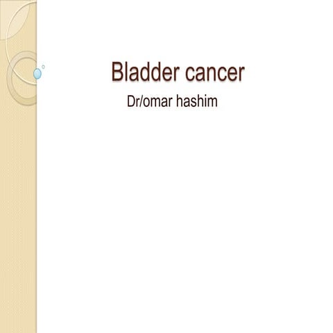 Bladder cancer