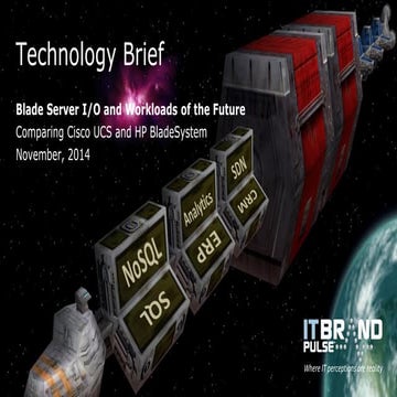 Blade Server I/O and Workloads of the Future (slides)