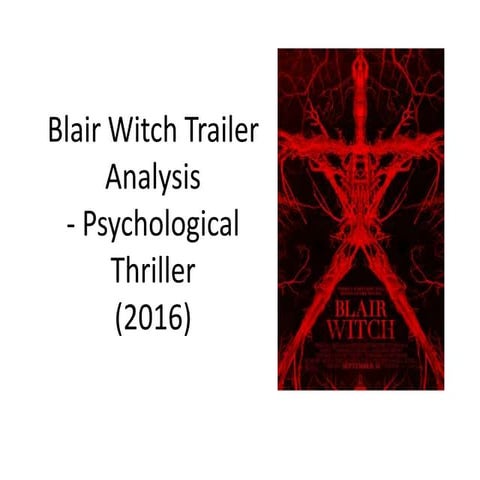 Blair Witch Trailer Analysis