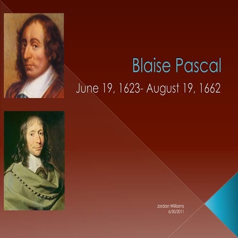 Blaise pascal
