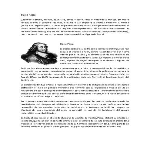 biografía pascal | DOCX