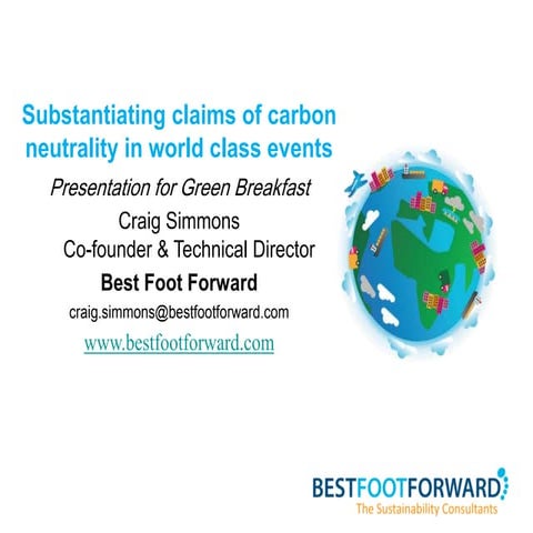 Blake Lapthorn South Coast green breakfast - carbon neutral world class event...