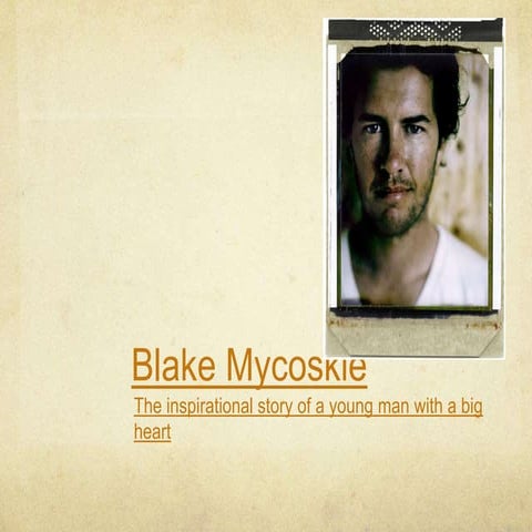 Blake mycoskie | PPT