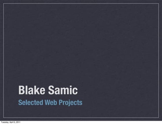 Blake Samic,