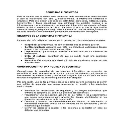 Seguridad Informatica