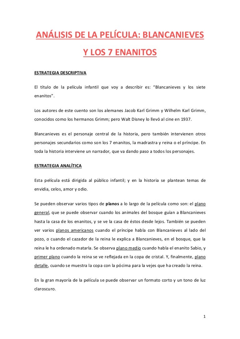 Blancanieves Y Los 7 Enanitos