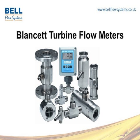 Blancett Turbine Flow Meters