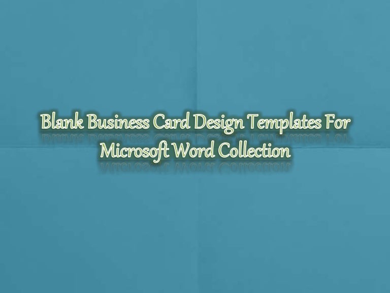 printable blank business card design templates for ms word ms word business letter template