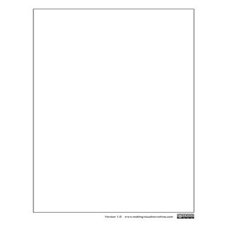 Blank Comic Book Page Template