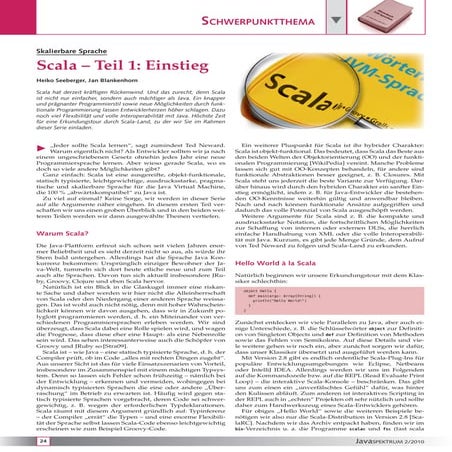 JavaSPEKTRUM - Scala 1