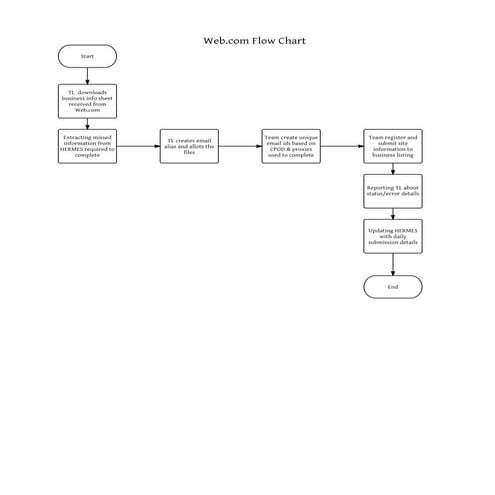 Blank flowchart