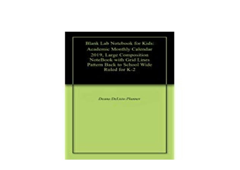 downloadebook blank lab notebook for kids academic