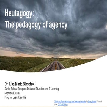 Heutagogy: A Pedagogy of Agency