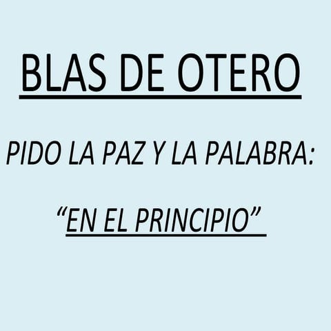 Blas de Otero  