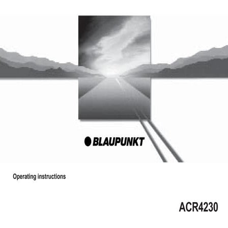 Blaupunkt-acr4230 car radio user manual.pdf