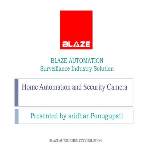 Blaze cctv camera solutions blaze automation 