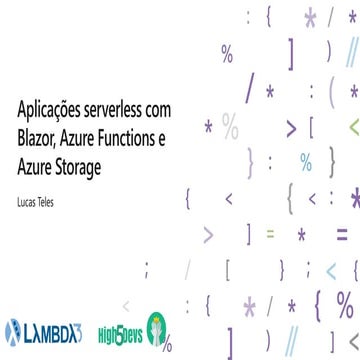 Aplicações serverless com Blazor.pptx