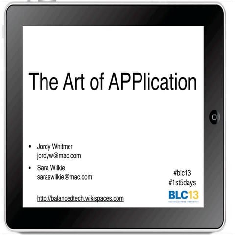 The Art of APPlication: Using Apps to Engage Students as Collaborators, Creat...