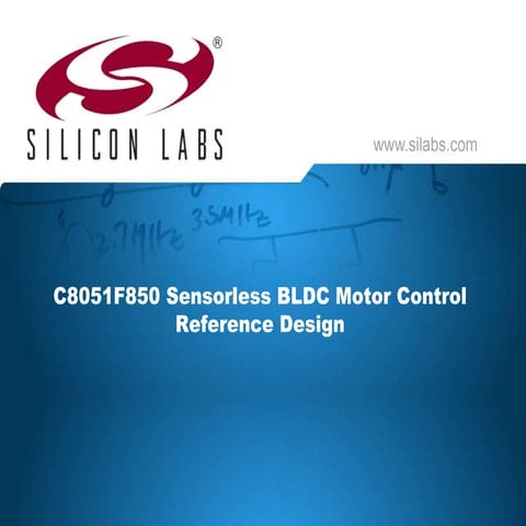 BLDC motor control reference design press presentation