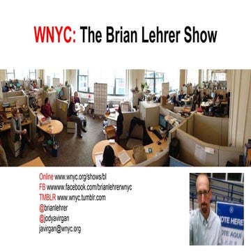 Four Ways The Brian Lehrer Show Gives Their Shows Digital Love