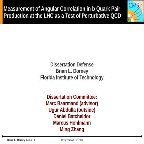 Dissertation Defense Presentation