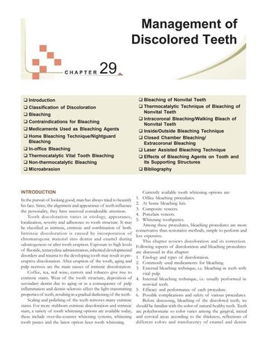 Bleaching of tooth endodontics best pdf