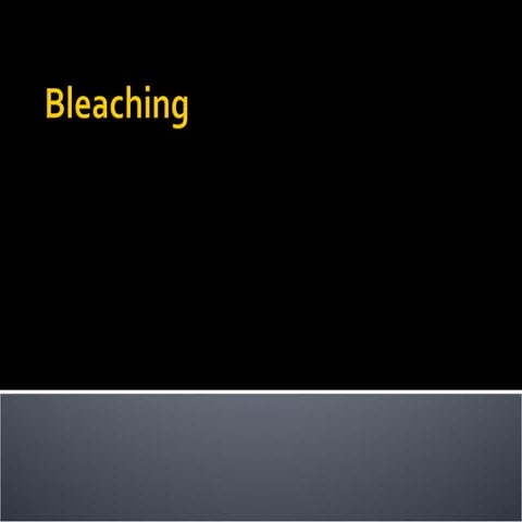 Bleaching process in textile processing
