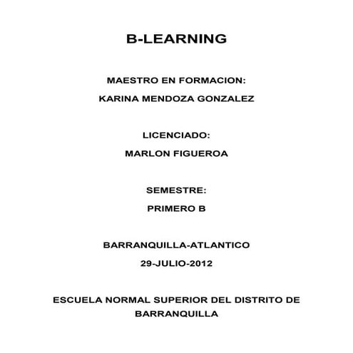 B learning | PPTX