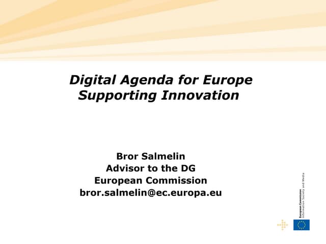 Bled 2011 keynote