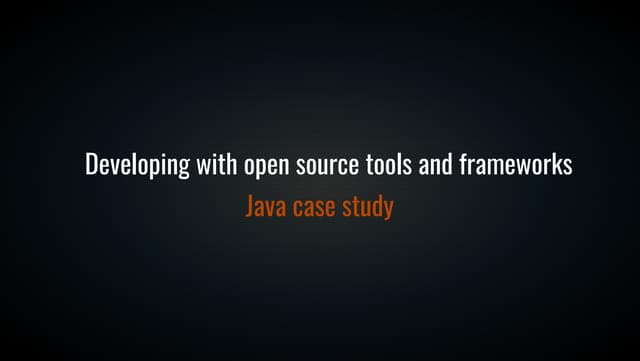 Bledar Gjocaj - Java open source