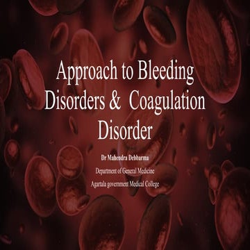 Approacgh to a Bleeding & Coagultn disorder.pptx