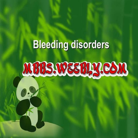 Bleeding Disorder