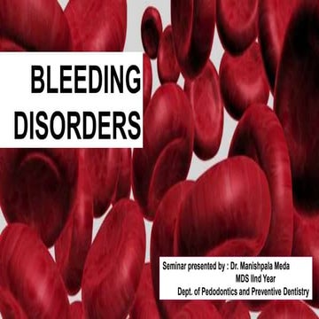 Bleeding disorders