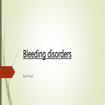 Disseminated intravascular coagulation | PPTX