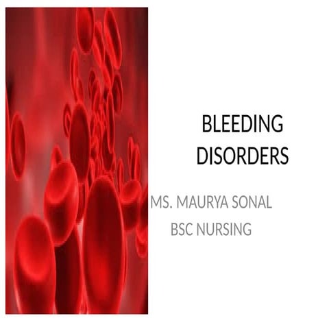 Comprehensive Overview of Bleeding Disorders: Types, Causes, Symptoms ...