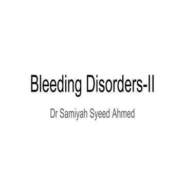 Bleeding Disorders-II.pptx
