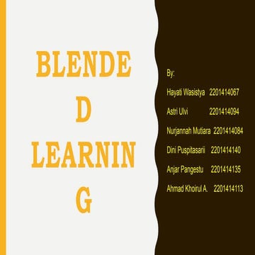Blended Learning
